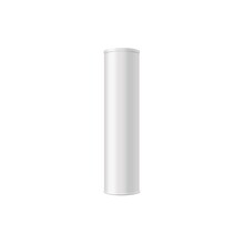 Elongated Cylinder Tube Packaging Realistic Mockup Vector Illustration Isolated.