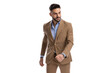 © Viorel Sima - attractive businessman in suit walking and looking to side