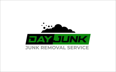 Poster - Illustration vector graphic of junk removal solution services logo design template