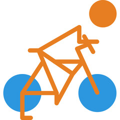 Sticker - Biking Icon