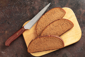 Wall Mural - Slices of rye bread