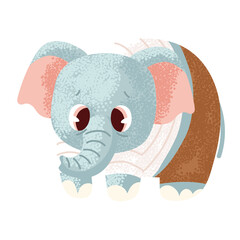 Poster - cute little elephant