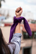 © Eduardo - WOMAN'S FIST WITH FEMINIST SCARF