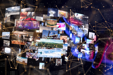 streaming data picture video material