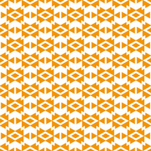 Pattern Ethnic Or Ethno Mexican Southwest Sty Boho Or Navajo. Vector Geomentric Has Stripe Folk, Native Of Textile Or Lace. Design Seamless Line Motif Of Aztec. Fabric Batik Or Kilim Zigzag Of Tribal