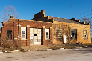 Wall Mural - Abandoned industrial building.