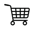 © Uswa KDT - shopping cart icon. for app or mobile. vector illustration