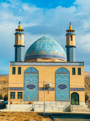 Sticker - A vertical shot of Blue Mosque in Yerevan, Armenia