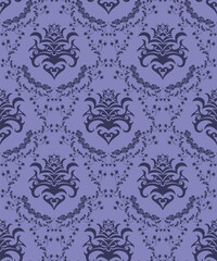 Wall Mural - Damask Seamless Pattern