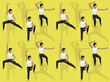 © bullet_chained - Kung Fu Crouch Stance One-Foot Hang Seamless Wallpaper Background