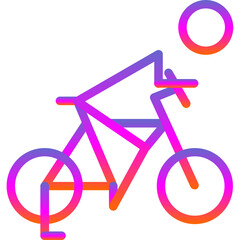 Sticker - Biking Icon