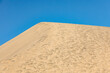 Sanddüne aus Sand in der Wüste von den Dünen von Maspalomas