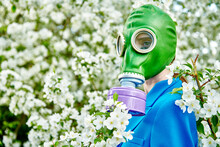Girl In Gas Mask
