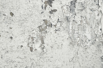 Cracked wall background. Cement white texture cracks