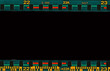 © gnepphoto - Film scan. Digital number and bezel on film photographs scanned. 35mm film frames strip scanned with signs of usage on bezel. blank old film strip frame background. Retro films border with numbers.