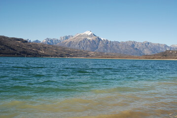 lake in the mountains