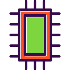 Sticker - Microchip Icon