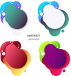 © Whinlant Lane - Abstract liquid banner set without text for design