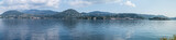 Fototapeta Na ścianę - Extra wide view of the Orta Lake with the Island of San Giulio