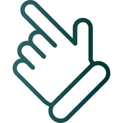 Poster - Hand Pointer Icon