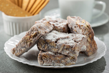 Canvas Print - Sweet italian straw. Typical brazilian sweet.