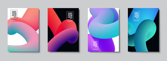 Liquid color shapes