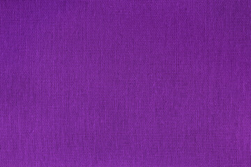 Wall Mural - Dark purple cotton fabric texture background, seamless pattern of natural textile.