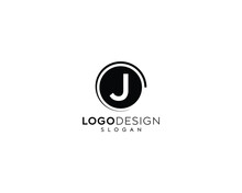 Minimalist Letter J Logo Design