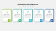 © Hafiyyasyafa - Presentation business infographic template with 5 options. Vector illustration.