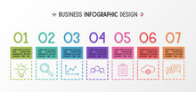 Business Diagram. Infographic With Options. Flowchart. Vector