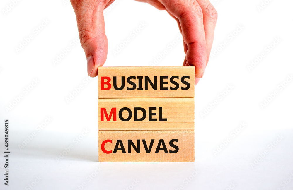 Photo Stock BMC business model canvas symbol. Concept words BMC ...