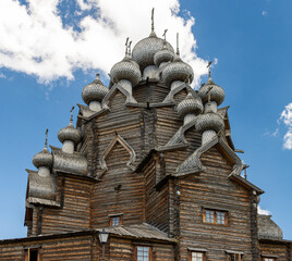 The Church of the Intercession of the Most Holy Theotokos is a functioning Orthodox church in the Nevsky Forest Park of the Vsevolozhsky District of the Leningrad Region