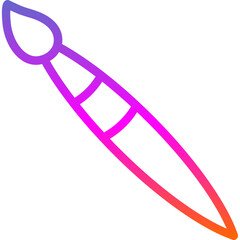 Sticker - Paint Brush Icon