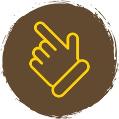 Sticker - Hand Pointer Icon