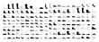 © Marina - Collection of shoes of different types. Black and white icons of women's and men's shoes on a white background.
