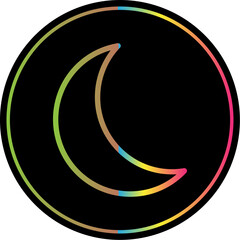 Poster - Moon Icon