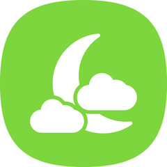 Poster - Cloud Moon Icon