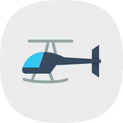 Canvas Print - Helicopter Icon