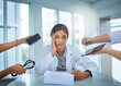 © Arnéll Koegelenberg/peopleimages.com - Its too chaotic to cope. Portrait of a young female doctor looking stressed out in a demanding work environment.