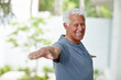 © D Laflor/peopleimages.com - Fighting the aging process with yoga. Portrait of a senior man doing yoga outdoors.