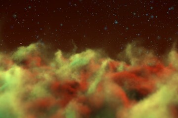 Wall Mural - space mist concept with spotlights creative abstract background for decorating purposes