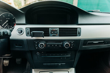 Wall Mural - Car interior stock photo.