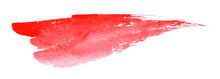 Red Watercolor Background, Artistic Element For Banner, Template, Print And Logo	