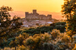 © ADDICTIVE STOCK - Ancient castle on old town under sundown sky