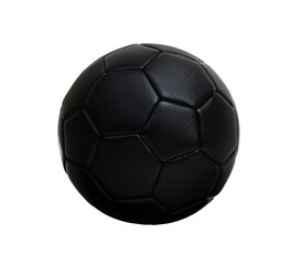 Poster - Black soccer ball isolated on white