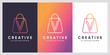 © zalfa_std98 - Bag and latter V logo design with creative concept