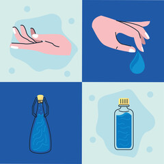 Poster - water day campaign icons