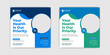 © Mokarom Hossen - Medical healthcare social media post template