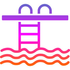 Poster - Swimming Pool Icon