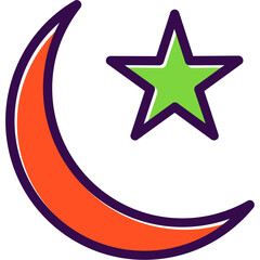 Poster - Star And Crescent Icon